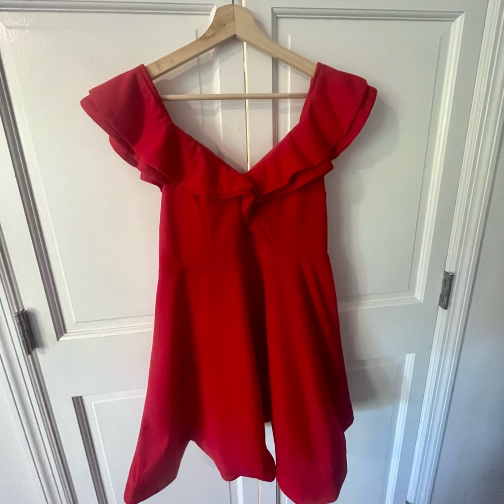 Super cute little red dress!